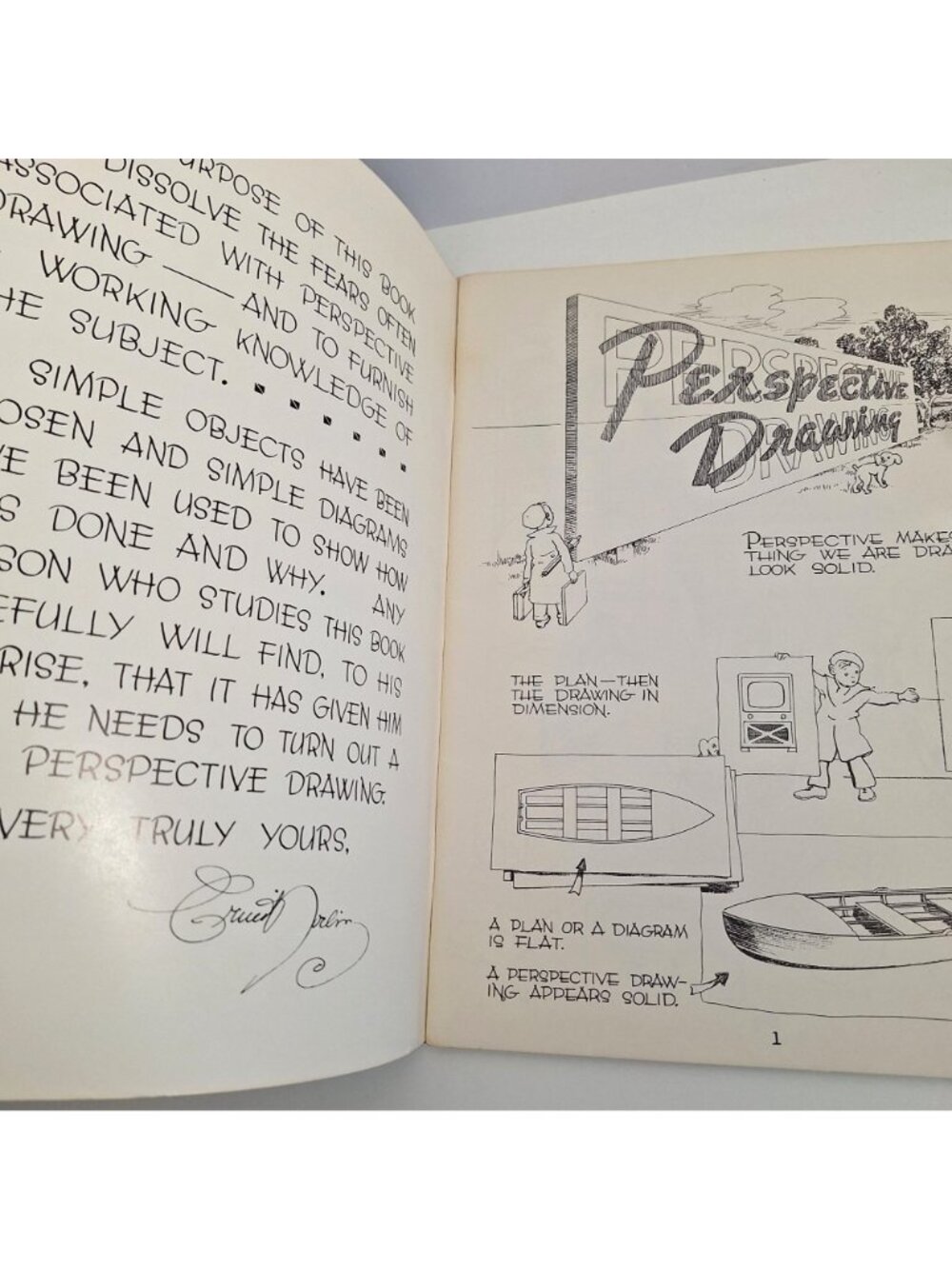 Perspective Drawing Ernest Norling Walter Foster Art Book Vintage - Picture 4 of 9